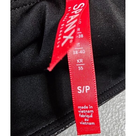 Spanx Womens S Quilted Faux Leather Leggings in Very Black - Picture 14 of 16